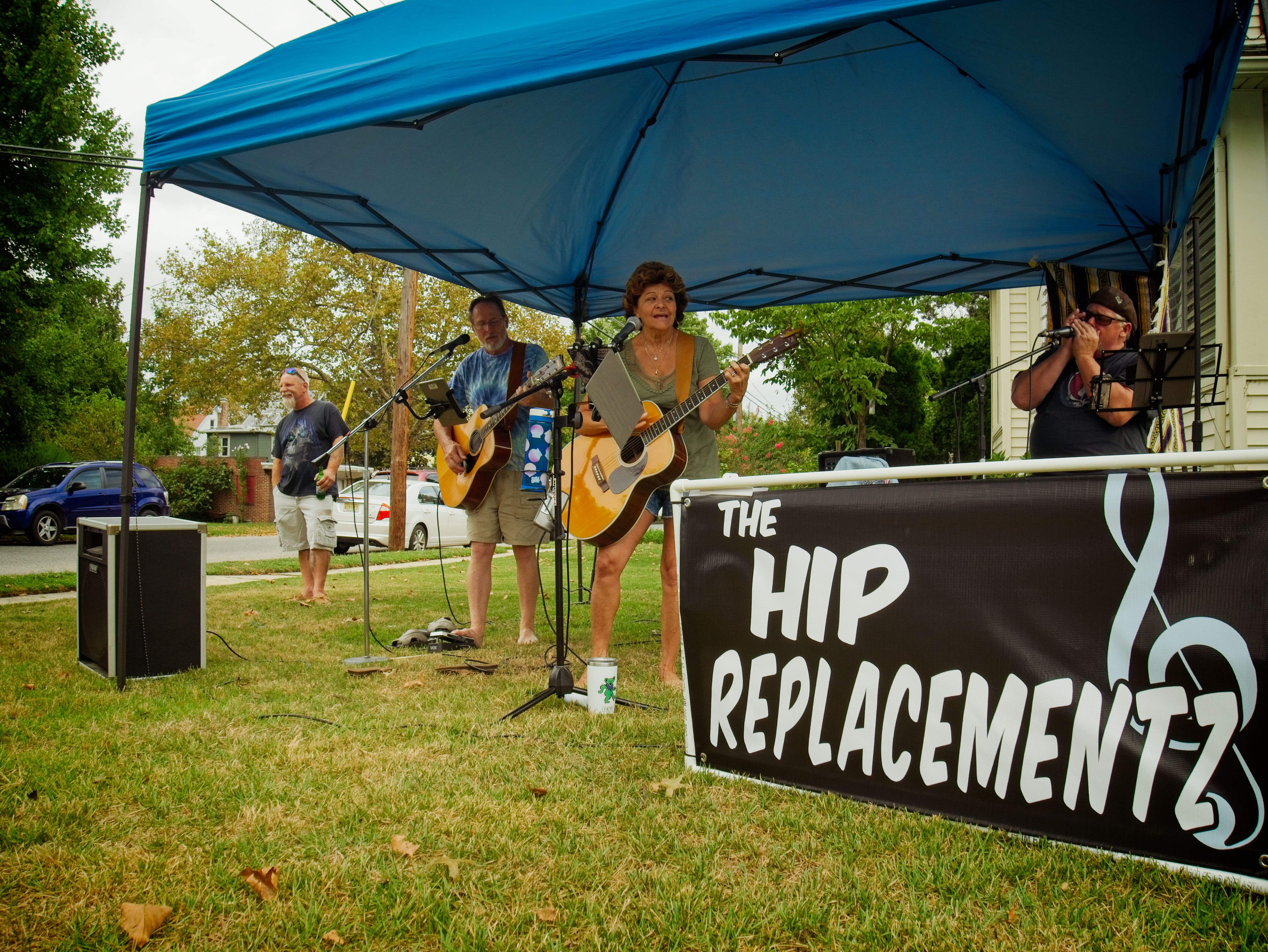 The Hip Replacements perform a set.
